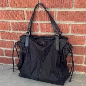 Burberry Buckleigh Nylon/Leather Tote
